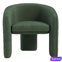 Marla Chair, Cognac 3D Model Corona