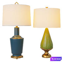 Carmine Lamp - Kiwi Emma Lamp - Turkish Blue 3D Model Corona