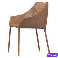 Flexform Haiku dining chair 3D Model Vray