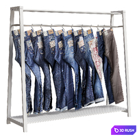 Stand with jeans 3D Model Vray