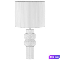 Table lamp Christina 3D Model Vray, Corona