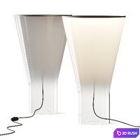 Foscarini Soffio Table Lamp 3D Model Vray, Corona