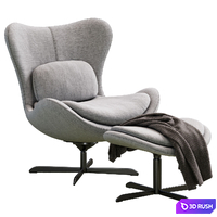 Armchair Lazy By Calligaris 3D Model Corona