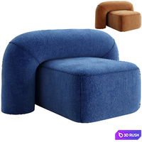MOSS Armchair By Artu 3D Model Corona