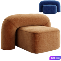 MOSS Armchair By Artu 3D Model Corona