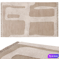 Alley Wool Carpet by Ferm Living 3D Model Vray, Corona
