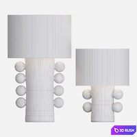 Kelly Wearstler Tiglia Table Lamps 3D Model Vray, Corona