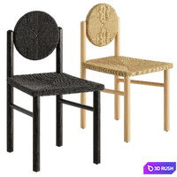 D'Azura Outdoor Dining Chair 3D Model Corona