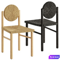 D'Azura Outdoor Dining Chair 3D Model Corona