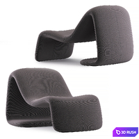 Mineira Armchair 3D Model Vray, Corona