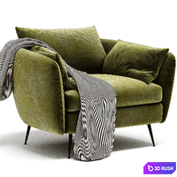 Park Arm Chair 3D Model Corona