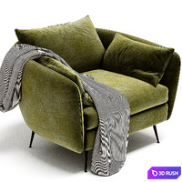 Park Arm Chair 3D Model Corona