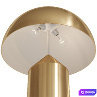 Oluce atollo metal 3D Model Vray, Corona