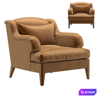 DERBY LOUNGE CHAIR 3D Model Vray, Corona