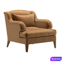 DERBY LOUNGE CHAIR 3D Model Vray, Corona
