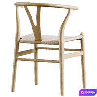Faith Dining Chair 3D Model Vray, Corona