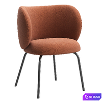 Rico Dining Chair by Ferm Living 3D Model Vray, Corona