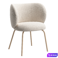 Rico Dining Chair by Ferm Living 3D Model Vray, Corona