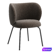 Rico Dining Chair by Ferm Living 3D Model Vray, Corona