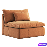 Aria Leather Chair by SIXPENNY 3D Model