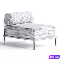 NOAH LIVING | Fabric armchair By Noah Living 3D Model Corona
