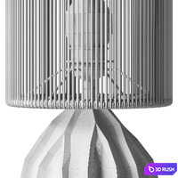 Ceramic lamp | Orbe Lamp White |Gres Ceramics 3D Model Corona