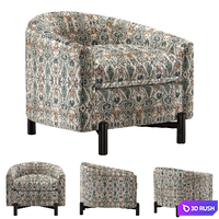 Nelson Chair 3D Model Vray, Corona