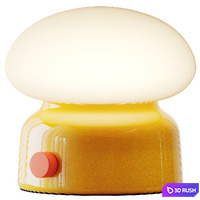 The Teig Table Lamp from Schoolhouse 3D Model Corona