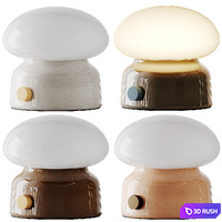The Teig Table Lamp from Schoolhouse 3D Model Corona