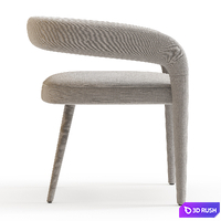 Syrah Dining Chair 3D Model Corona