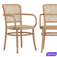 JULIETTE CANE DINING ARMCHAIR 3D Model Vray, Corona