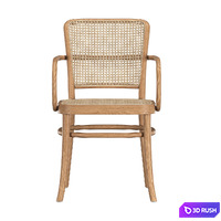JULIETTE CANE DINING ARMCHAIR 3D Model Vray, Corona