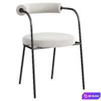 La Redoute Piero Chair 3D Model Vray, Corona