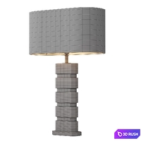 Table lamp Eichholtz 118163 Newall 3D Model Corona