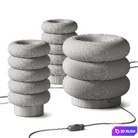 Gantri Argizari Table Lamp 3D Model Vray, Corona