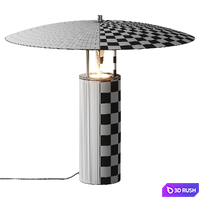 J. Adams and Co - Luna Table Lamp 3D Model Vray, Corona