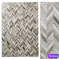 VELA LUXE COWHIDE RUG 3D Model Vray, Corona