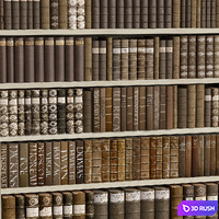 Classic Books 51 3D Model Vray