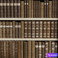 Classic Books 51 3D Model Vray