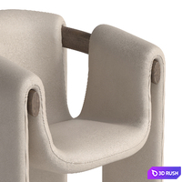 Paolo Castelli Sari Chair 3D Model Vray, Corona