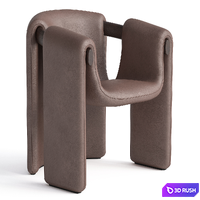 Paolo Castelli Sari Chair 3D Model Vray, Corona