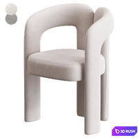 Chair Dudet Cassina 3D Model Corona