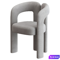Chair Dudet Cassina 3D Model Corona