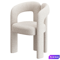 Chair Dudet Cassina 3D Model Corona