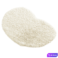 Residue Shaggy rug 3D Model Vray