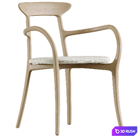 Brunello chair 3D Model Vray, Corona