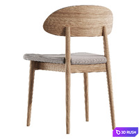 Vignano chair 3D Model Corona