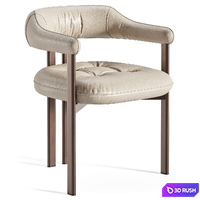 Cattelan Italia Greta armchair 3D Model Vray, Corona
