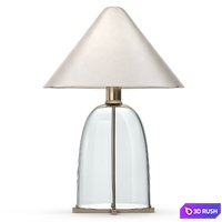Carlo Moretti - Ovale table lamp 3D Model Vray