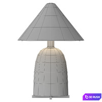 Carlo Moretti - Ovale table lamp 3D Model Vray